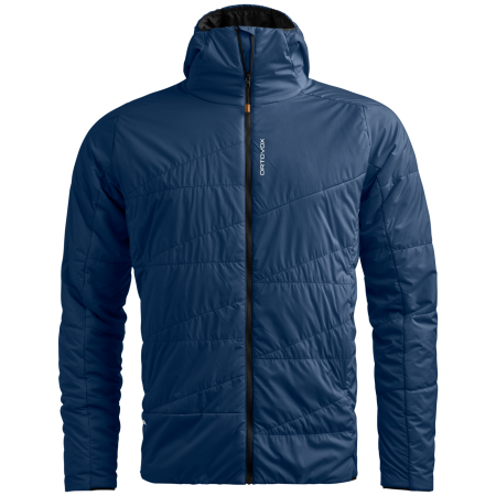 Giacca da uomo Ortovox Swisswool Piz Duan Jacket M blu scuro Deep Ocean