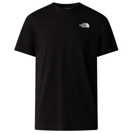 Maglietta da uomo The North Face M Ss Mountain Outline Tee nero TNF BLACK/TNF WHITE