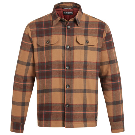 Camicia da uomo Craghoppers Burnbank Overshirt marrone ErthnwareChk
