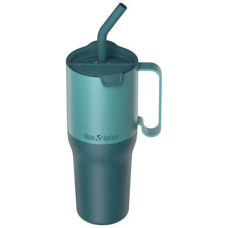 Tazza termica Klean Kanteen Rise 36oz Tumbler (w/ Flip Straw Lid) blu Brittany Blue