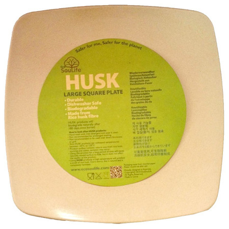 Piatto EcoSouLife Square Plate large naturale