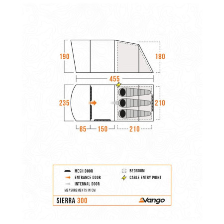 Tenda familiare Vango Sierra 300