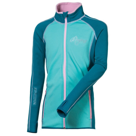 Felpa da bambino Progress DT Tispa JR 26WP blu BlueGreen/Pink
