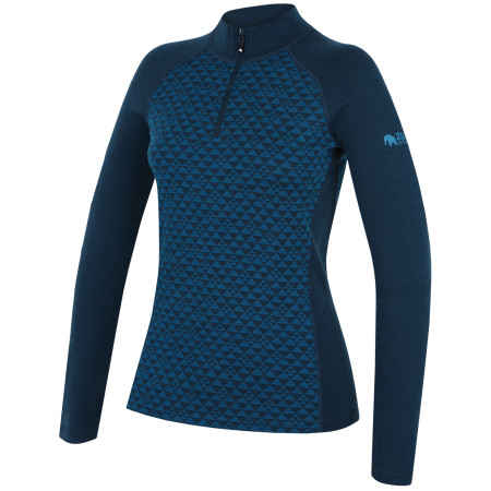 Maglietta sportiva da donna Zulu Merino 240 Zip Long