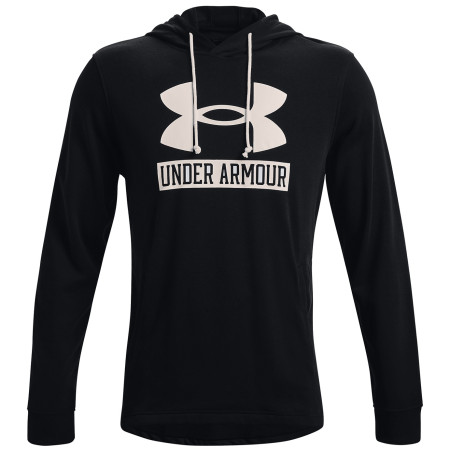 Felpa da uomo Under Armour Rival Terry Logo Hoodie 2022 nero Black / / Onyx White