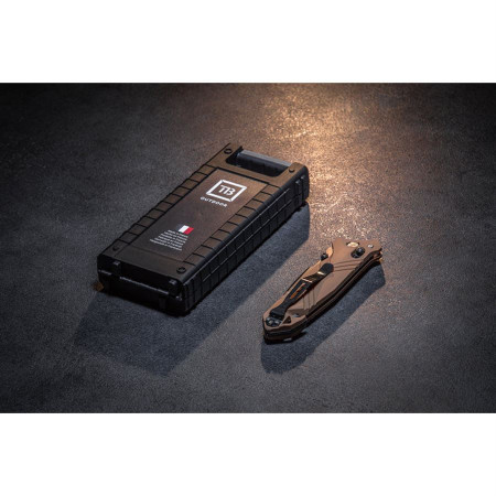 Coltello TB OUTDOOR Monobloc Knife Impact 127 Black Pvd G10