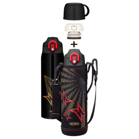 Thermos per bambini Thermos Active 1l nero Black