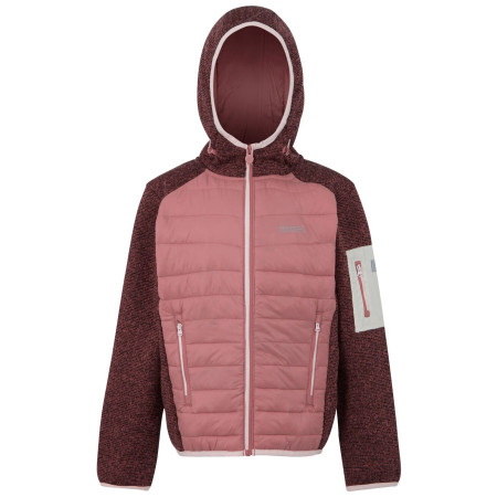 Giacca da bambino Regatta Junior Newhill Hybrid rosa Dusty Rose