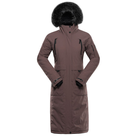 Cappotto invernale da donna Alpine Pro Wussa 2 marrone Brown