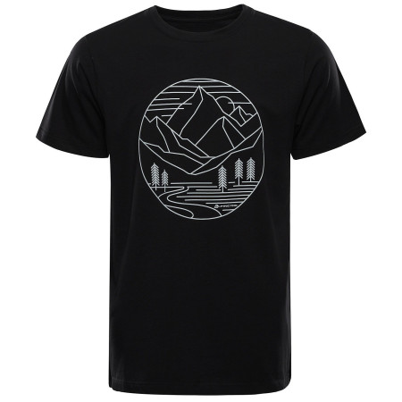 Maglietta da uomo Alpine Pro Morol nero BLACK VARIANTA PC