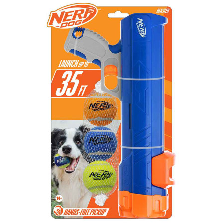 Giocattolo per cane Nerf Dog Blaster + Tennis Balls 3 pcs