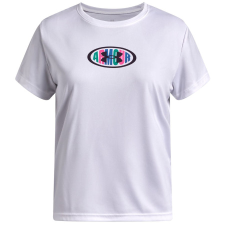 Maglietta sportiva per bambini Under Armour Tech Armour Graphic SS White