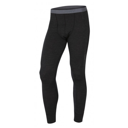 Pantaloni termici da uomo Husky Merino 100 M nero