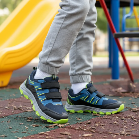 Scarpe per bambini con velcro Bugga Tara Blue