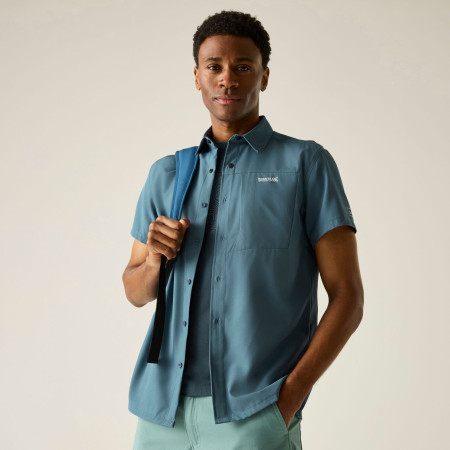 Camicia da uomo Regatta Anti-Insect Travel Light S/S Shirt