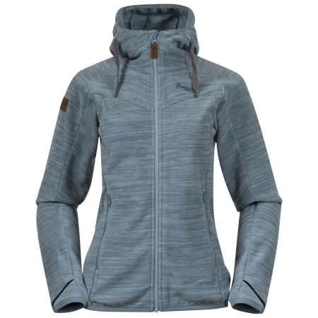 Felpa da donna Bergans Hareid Fleece W Jacket blu Orion Blue