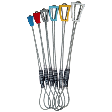 Nut set per arrampicata Wild Country Superlight Offset Rocks 5-10 mix1 grey