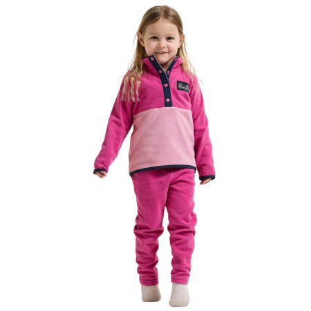 Felpa da bambino Didriksons Monte Kids Half Bu 6 Cactus Pink
