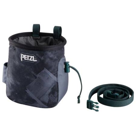 Sacchetto porta magnesite Petzl Saka grigio Dark Gray