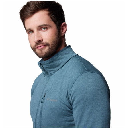 Felpa da uomo Columbia Essential Hike™ Grid Fleece Full Zip