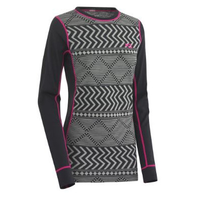 Maglietta da donna Kari Traa Kryss LS grigio Ebony