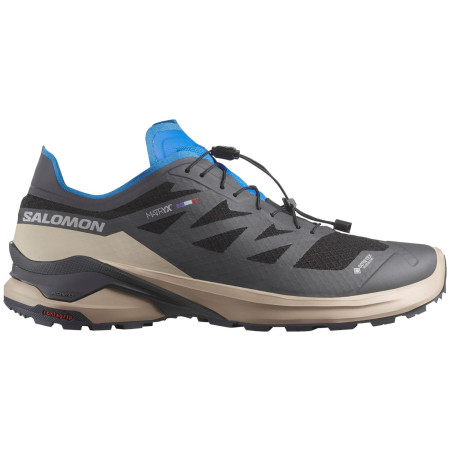 Scarpe da uomo Salomon Xa Meta Gore-Tex Made In France nero/blu Black / Oxford Tan / French Blue