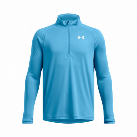 Maglietta sportiva per bambini Under Armour Tech 2.0 1/2 Zip-BLU azzurro Blue