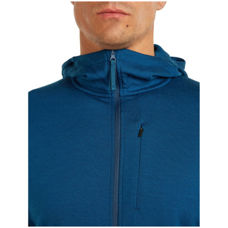 Felpa funzionale da uomo Icebreaker M Mer 260 Quantum IV LS Zip Hoodie