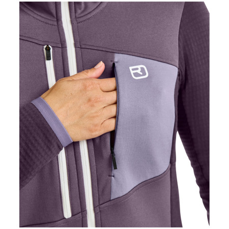 Felpa da donna Ortovox Fleece Grid Hoody W