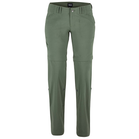 Pantaloni da donna Marmot Lobo's Convertible Pant verde Crocodile