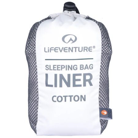 Sacco lenzuolo LifeVenture Cotton Sleeping Bag Liner, Mummy