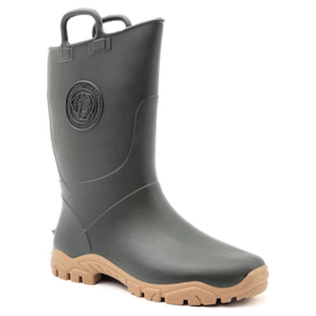 Stivali da pioggia per bambini Boatilus Ducky Y grigio kaki/beige