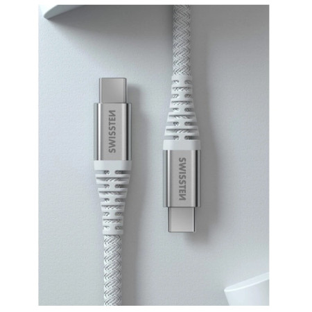 Cavo Swissten Kevlar USB C / USB C 1,5 m