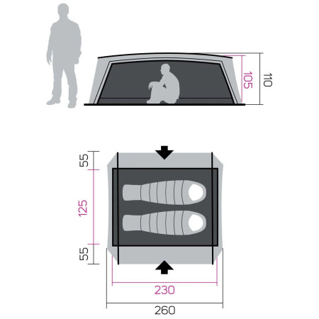 Tenda da trekking Hannah Haven 2
