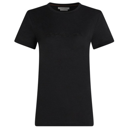 Maglietta sportiva da donna Icebreaker Women M 150 Tech Lite SS Tee IBStitchlin nero Black