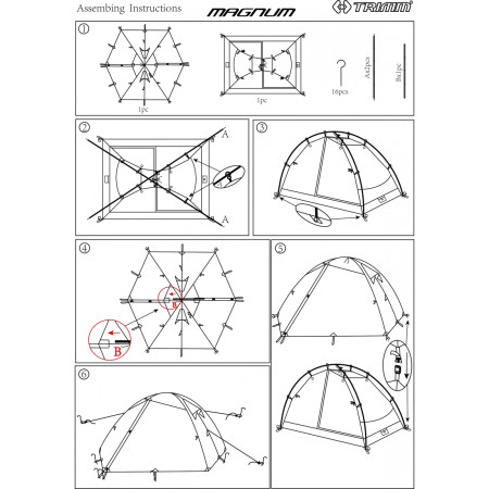 Tenda da trekking Trimm Magnum