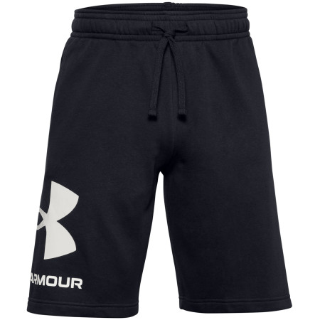 Pantaloncini da uomo Under Armour Rival FLC Big Logo Shorts nero Black / / Onyx White