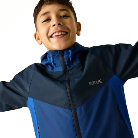 Giacca da bambino Regatta Hanleigh Aviator Blue/Navy