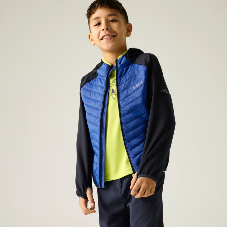 Giacca da bambino Regatta Junior Andreson Hybrid Nvy/OlympBlu