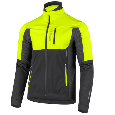 Giacca softshell da uomo Etape Strong 2.0 nero/giallo black/yellow