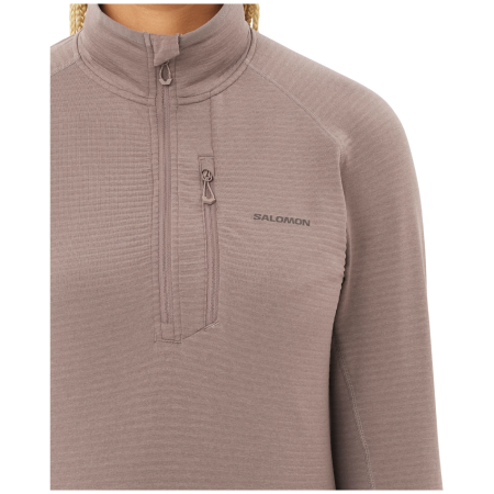 Felpa tecnica da donna Salomon Essential Lightwarm HZ W