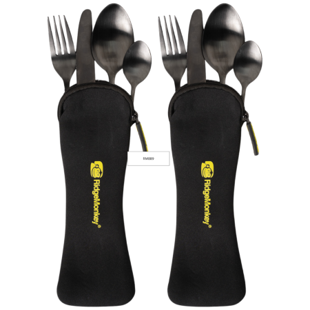 Posate Ridge Monkey DLX Cutlery Set Twin Pack