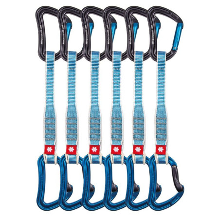 Set express Ocún Raven Qd Zoom 20 Cm 6-Pack blu Blue