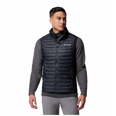 Gilet da uomo Columbia Powder Pass™ Hybrid Vest nero Black
