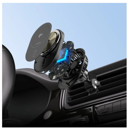 Supporto da auto Swissten MagRIDE Qi2