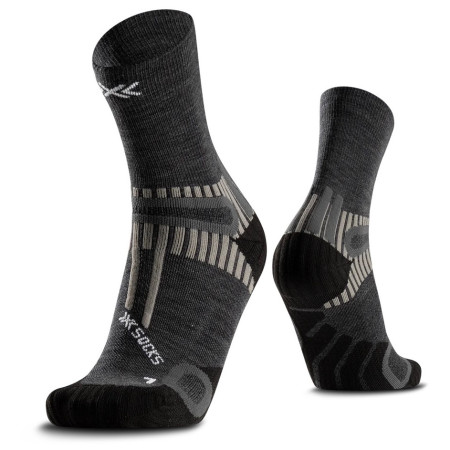Calze X-Socks Hike Perform Merino Ankle grigio