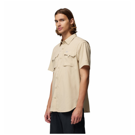 Camicia da uomo Columbia Silver Ridge™ Utility II SS beige Ancient Fossil