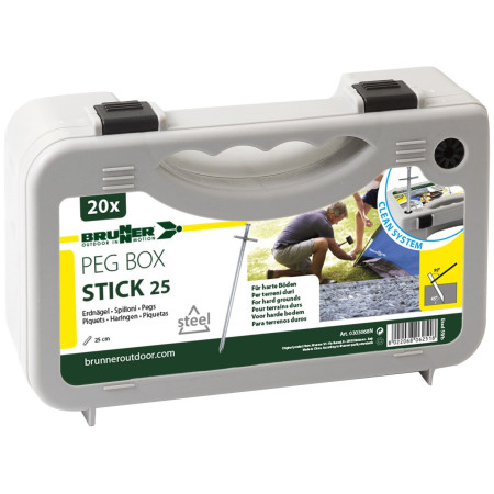 Picchetti per tenda Brunner Peg Box Stick 25