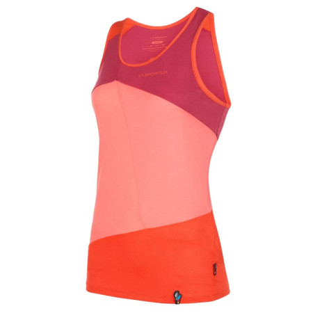 Canotta da donna La Sportiva Charm Tank W rosa Cherry Tomato/Flamingo