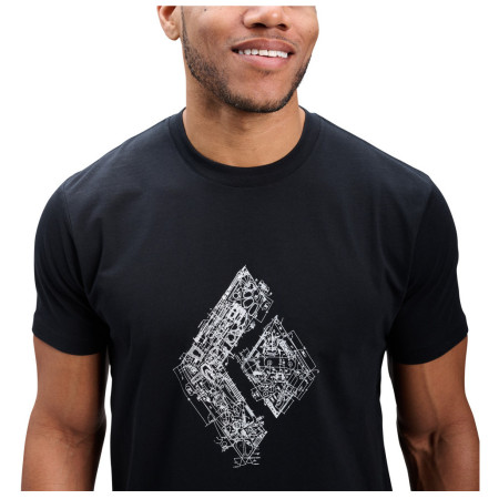 Maglietta da uomo Black Diamond M Engineered Diamond Ss Tee